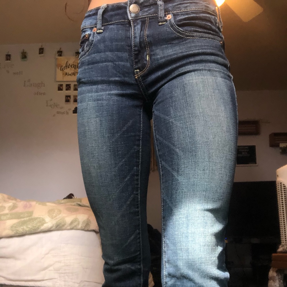 American Eagle straight leg jeans 0 x-long